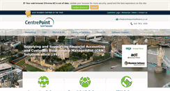 Desktop Screenshot of centrepointsoftware.co.uk